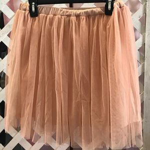 Blush Pink Tulle Skirt